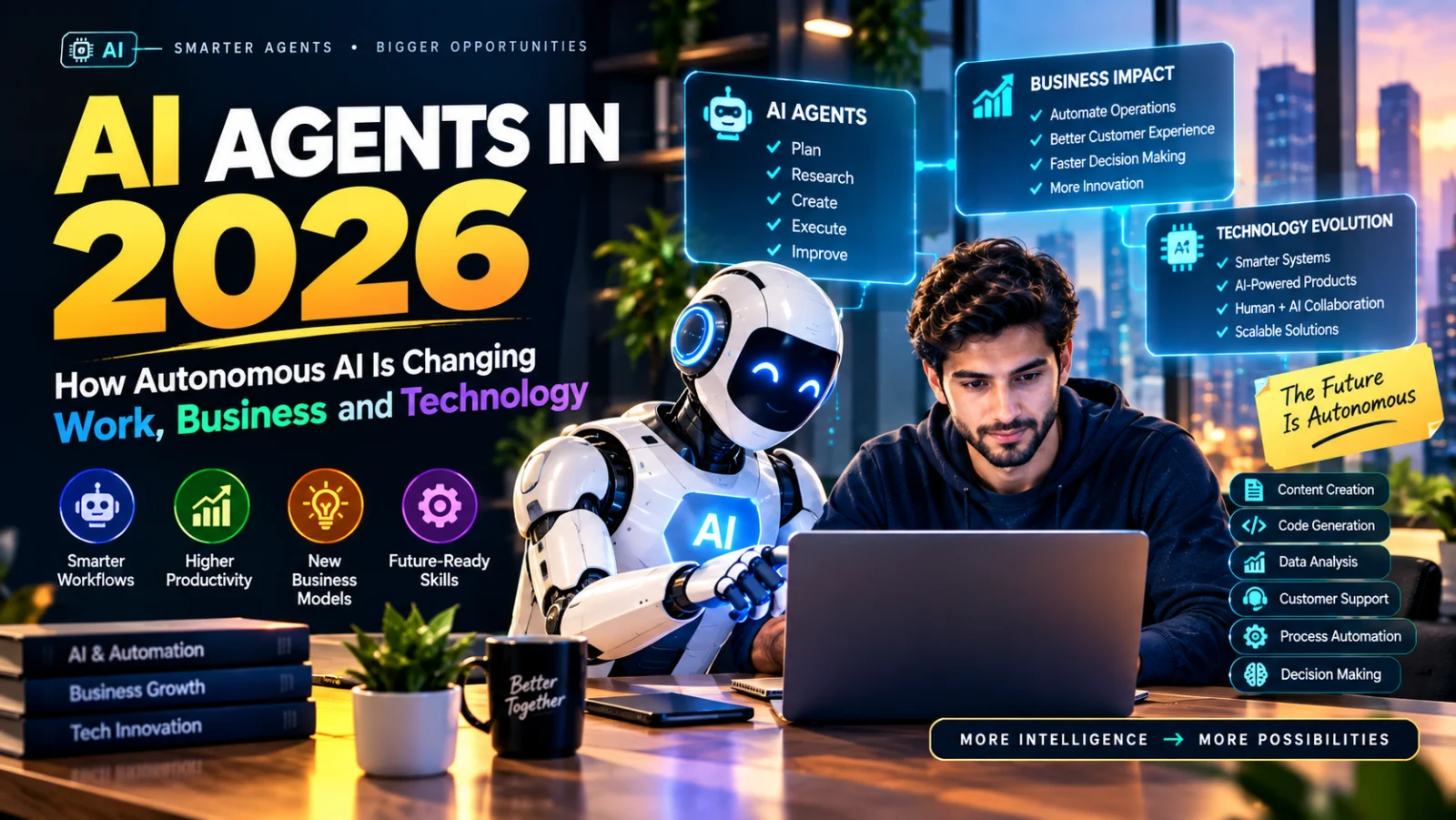 AI Agents in 2026: How Autonomous AI Is Changing Work, Business and Technology