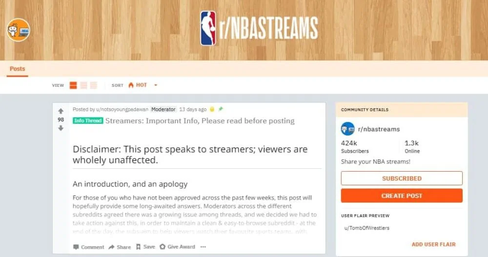 Top 28 Best NBAStreams Alternatives To Stream Free NBA
