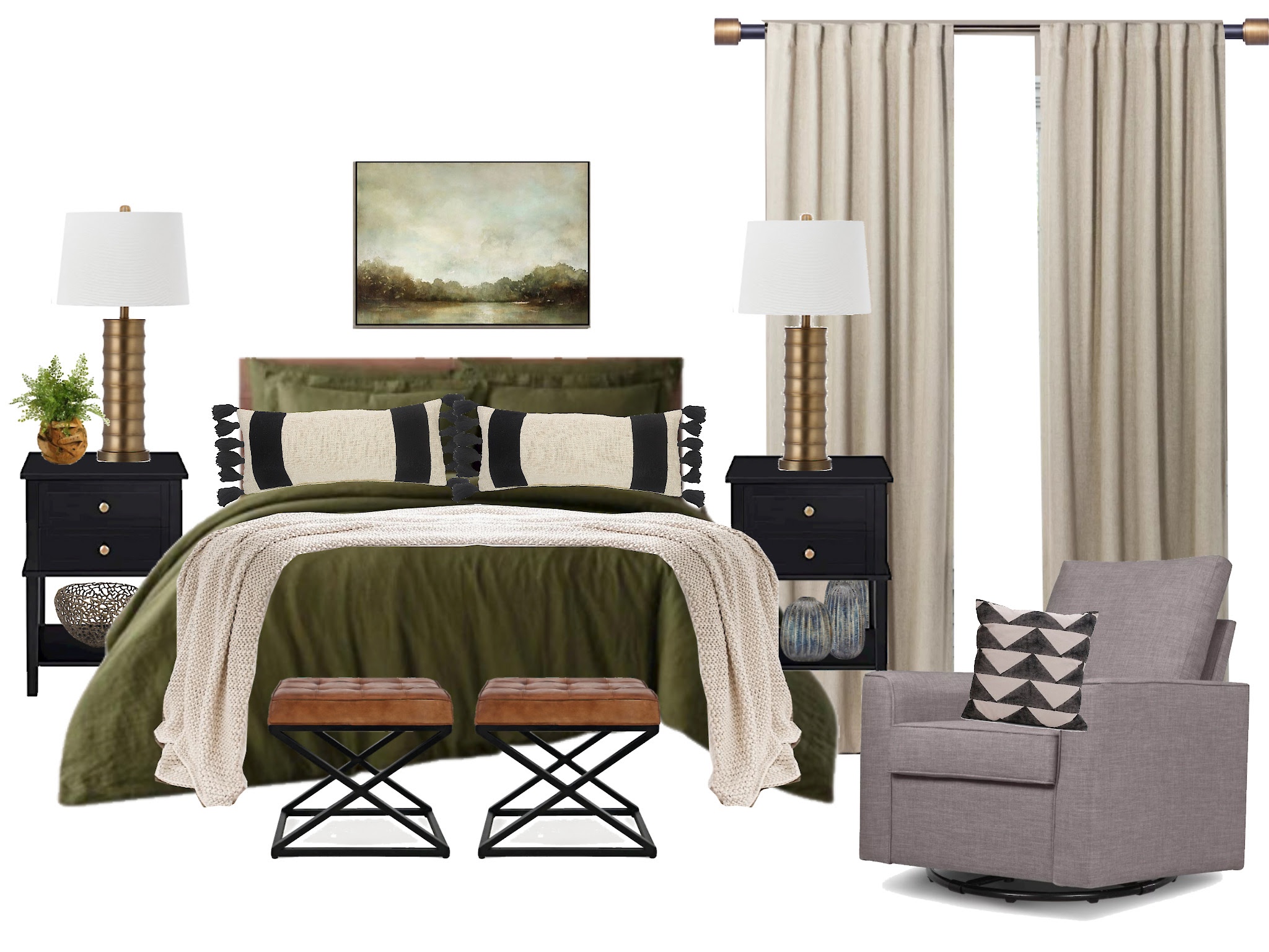 MOOD BOARD MONDAY // A CHIC BEDROOM RETREAT