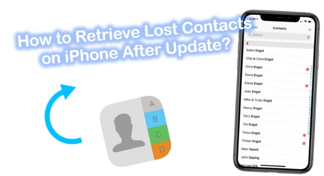 How to Recover Lost Contacts after iOS Update